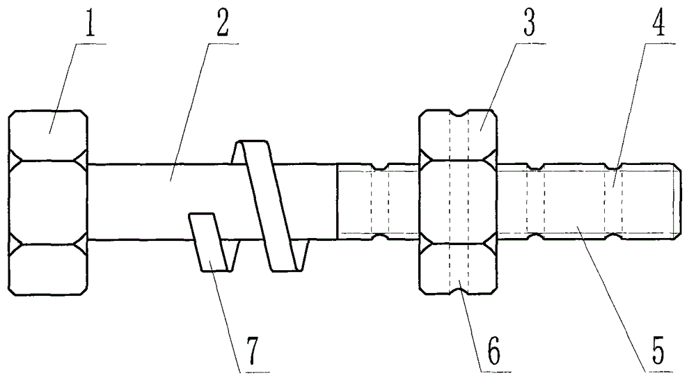 Bolt assembly suitable for motor installation