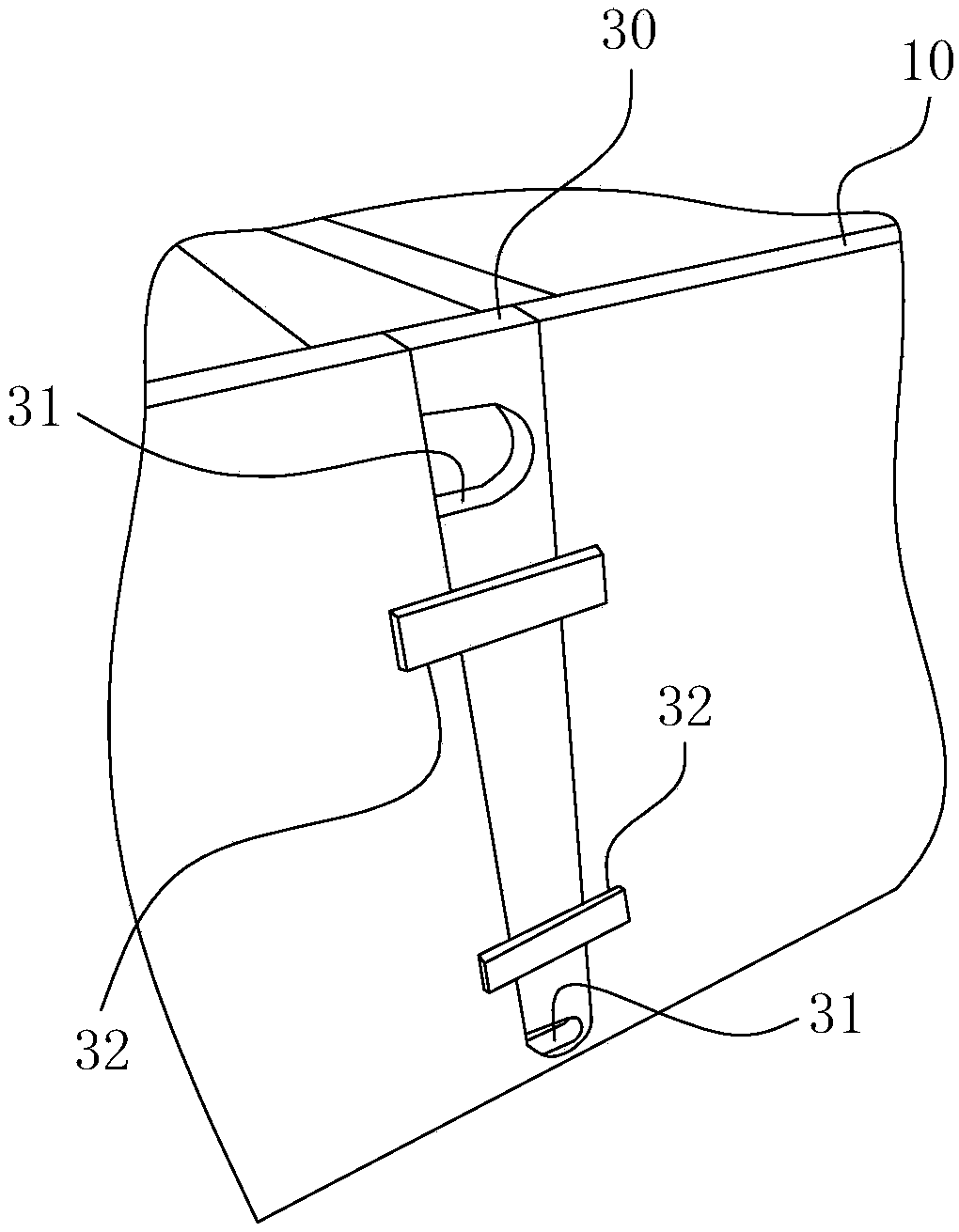 A quick-detachable pc wall panel mold with the function of integrally entering the mold of the steel skeleton