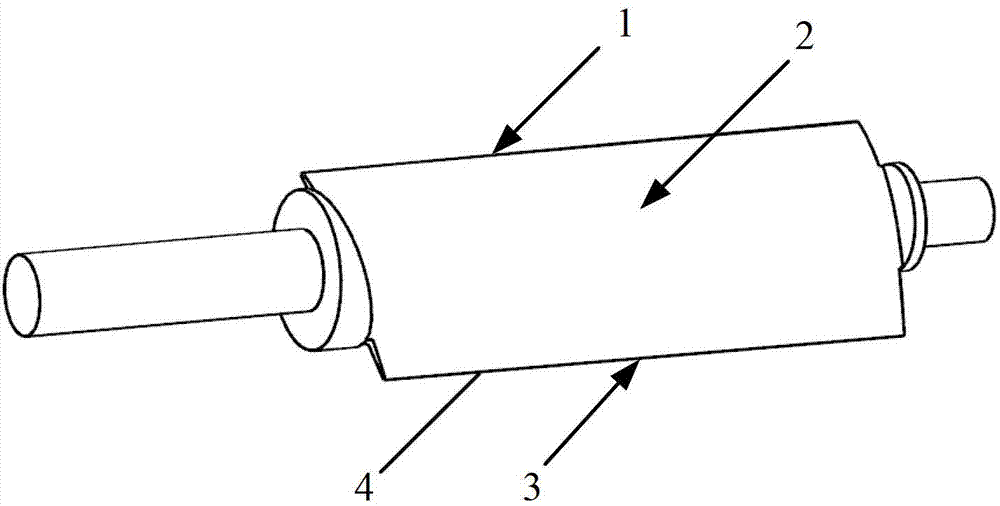 Precise milling processing method with variable inter-row allowance for thin walled blade of difficult-to-process material