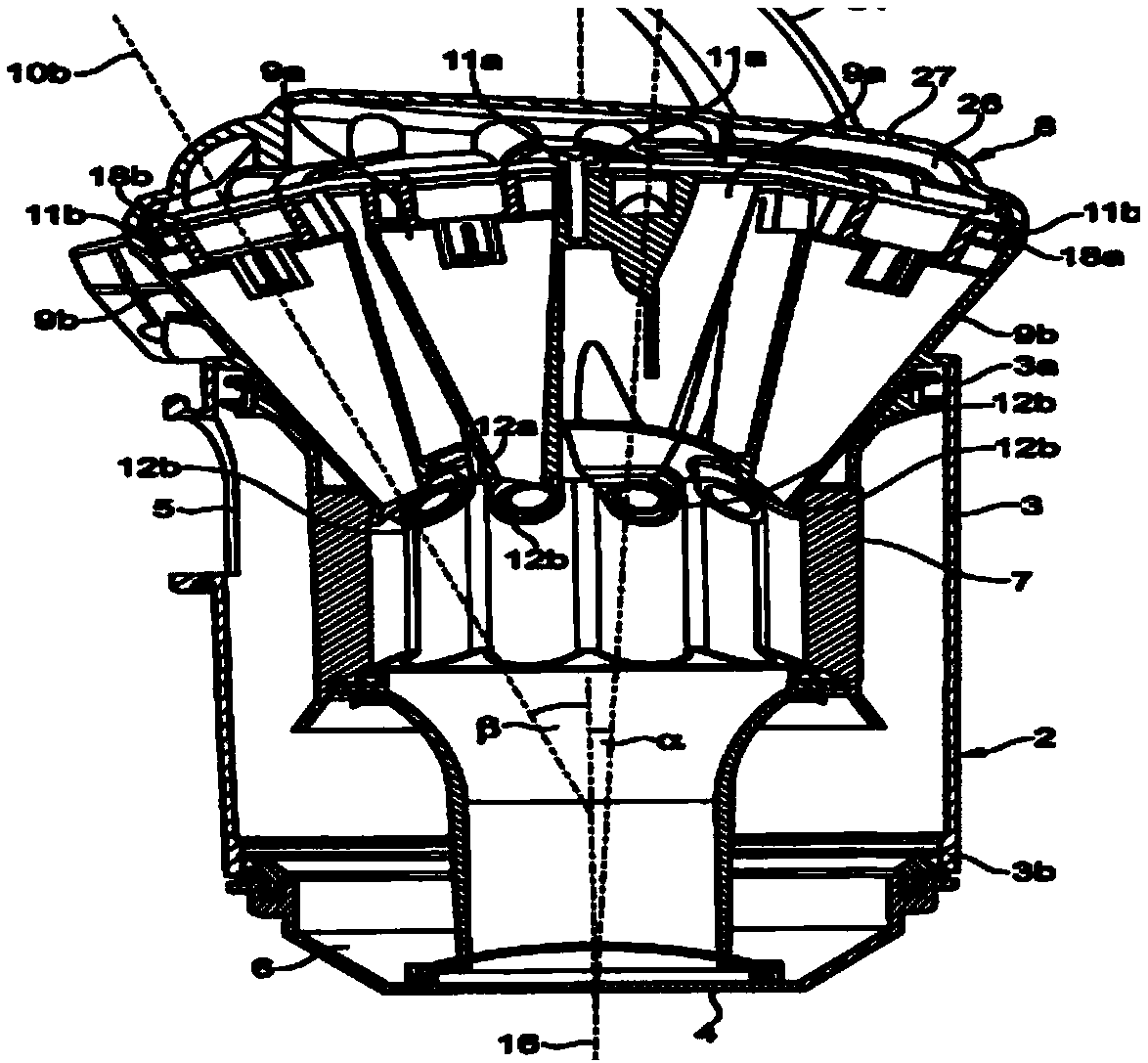 Cyclone separation device and air purification device