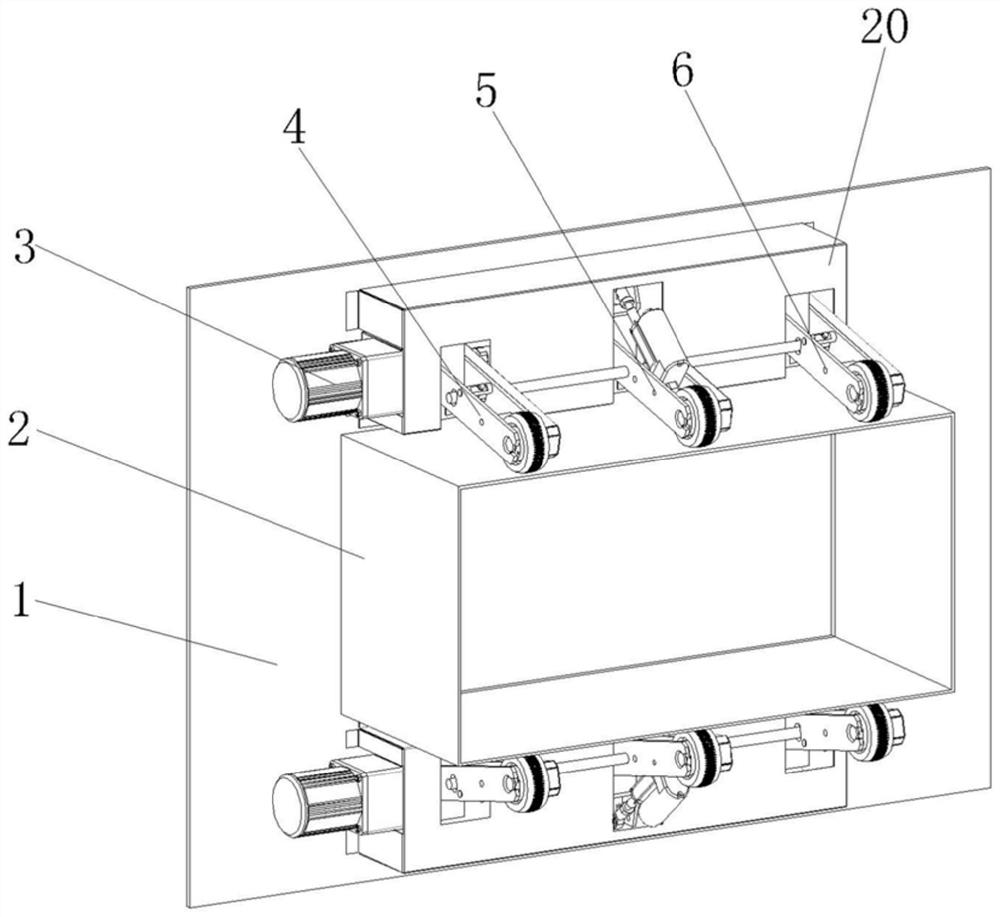 A semi-automatic sack setting mechanism