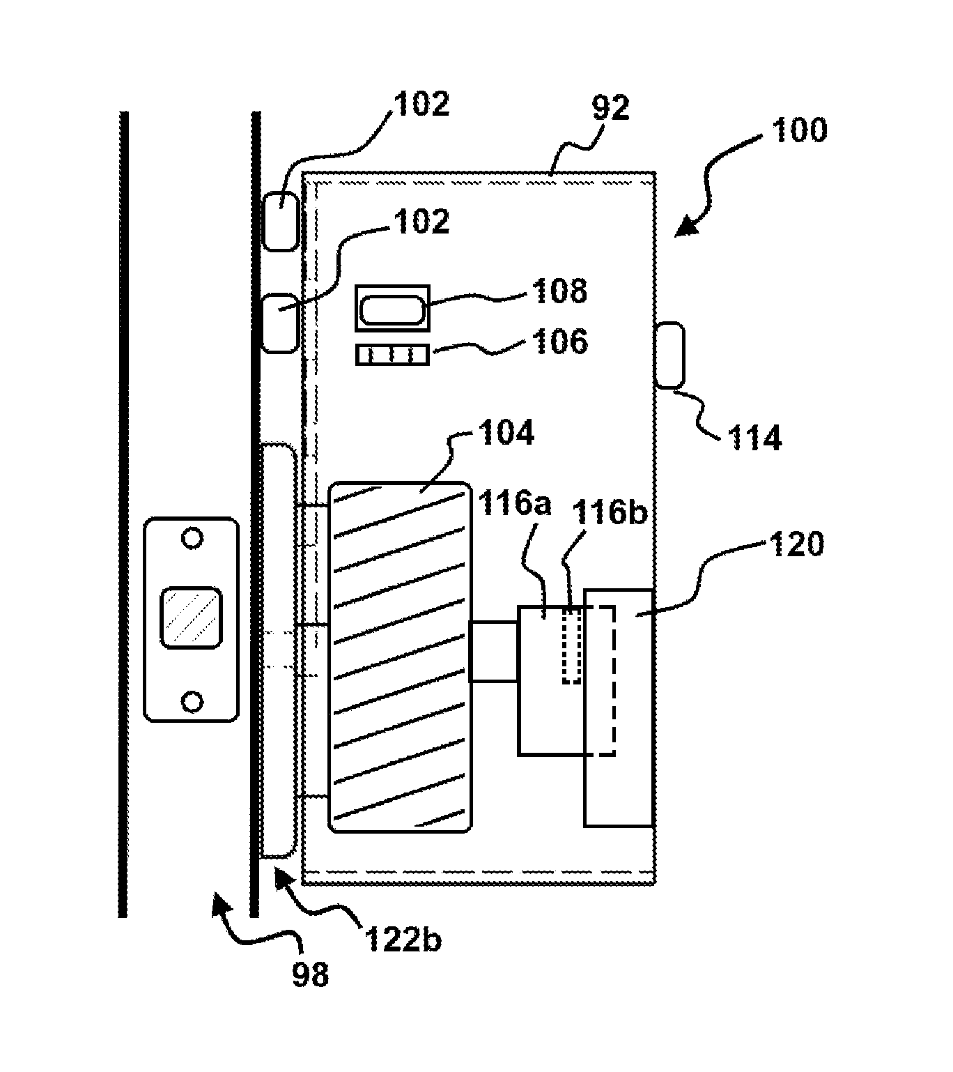 Installation-Free Rechargeable Door Locking Apparatus, Systems and Methods