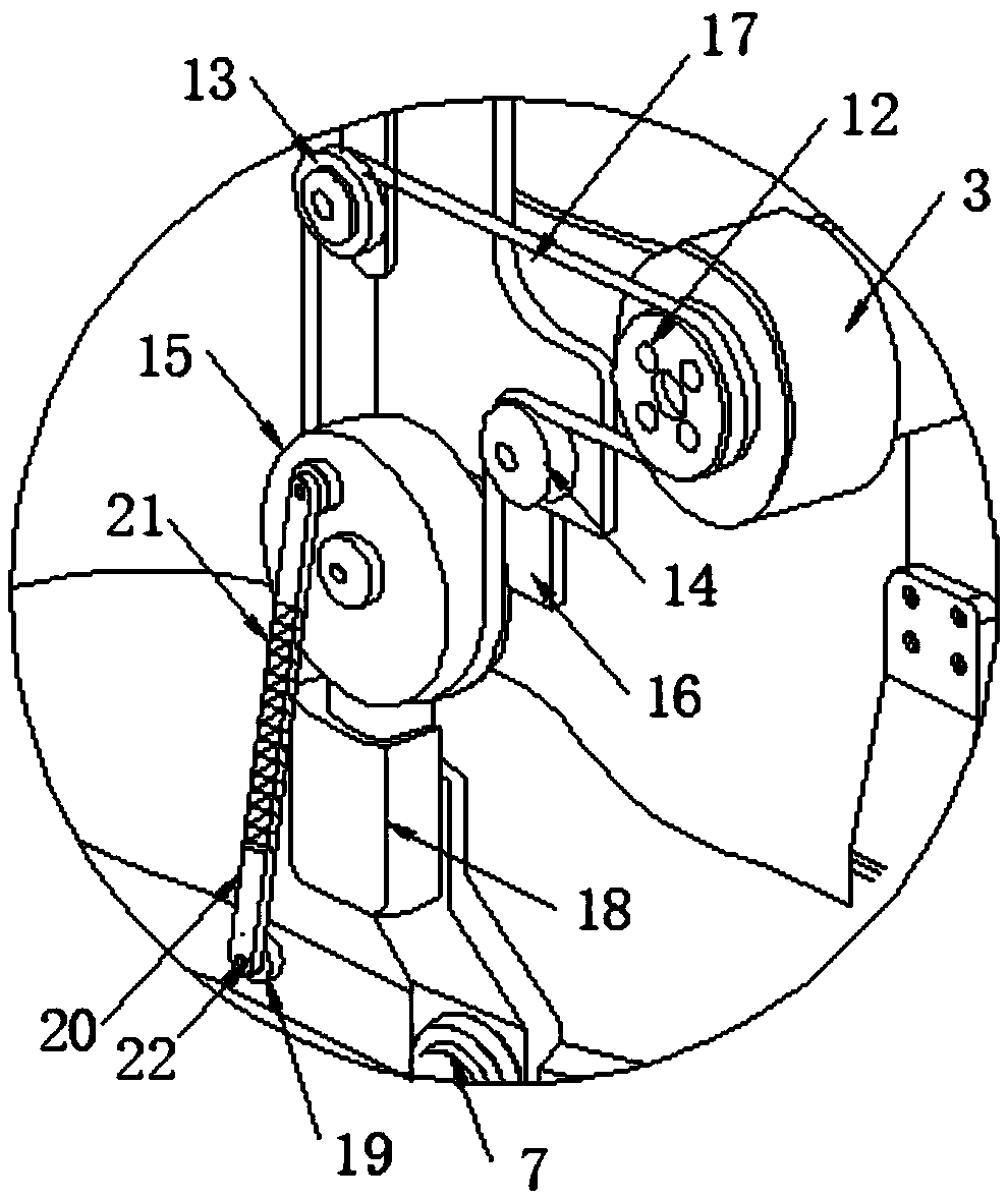 An ankle rehabilitation training device