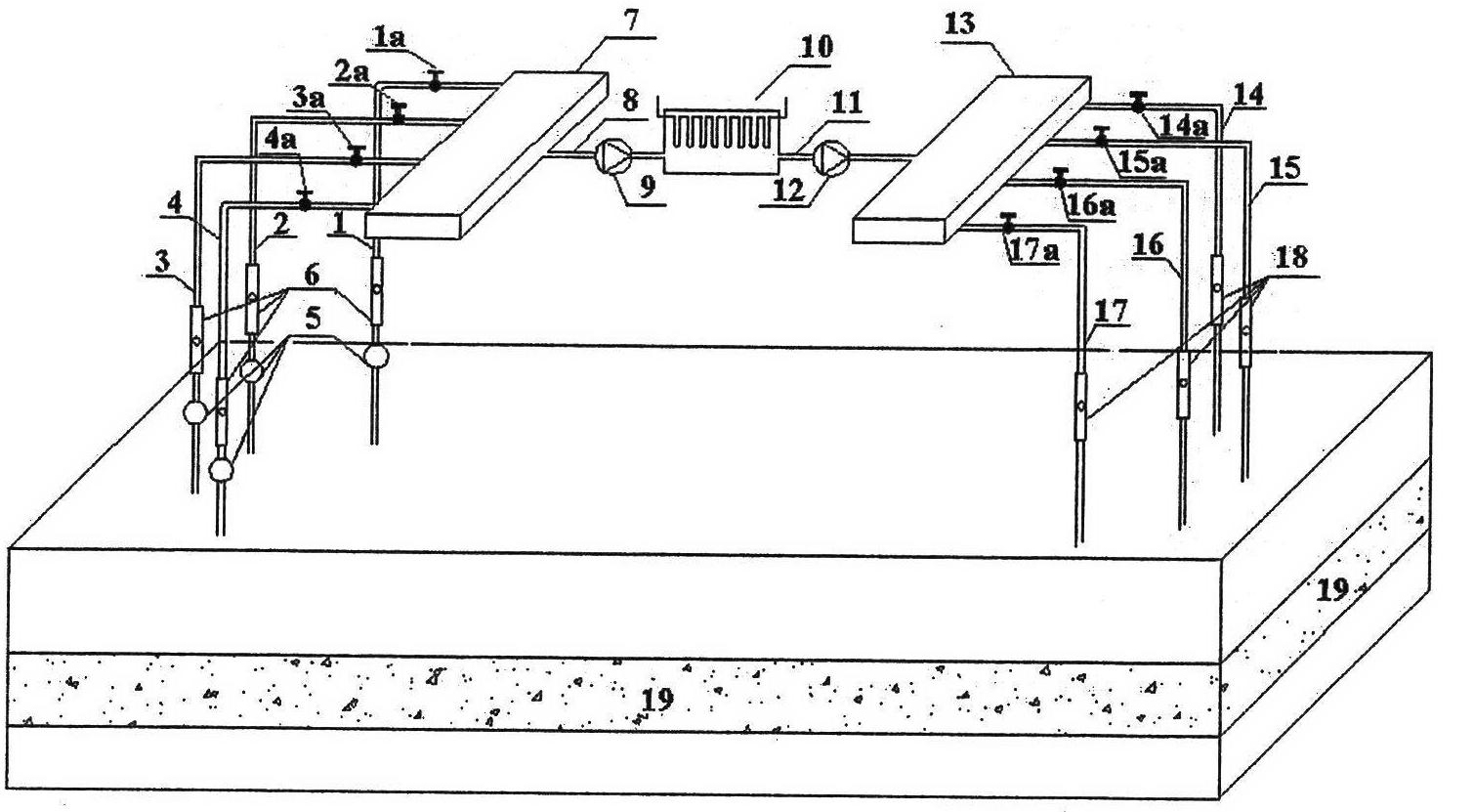 Arrangement method and pumping and recharging mode of pumping and recharging wells