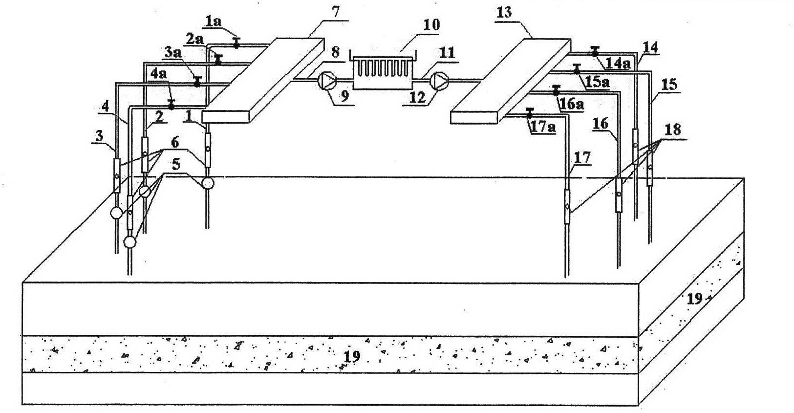 Arrangement method and pumping and recharging mode of pumping and recharging wells