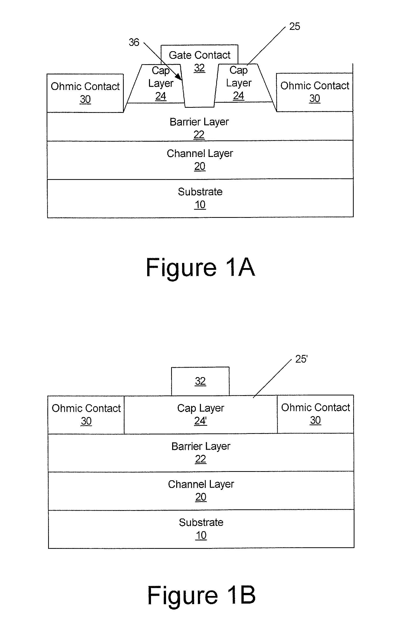 Cap layers including aluminum nitride for nitride-based transistors