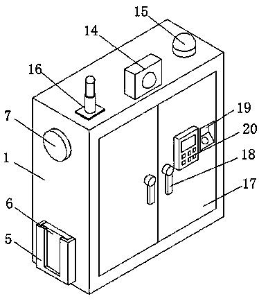 Important document storage and management device for enterprise management