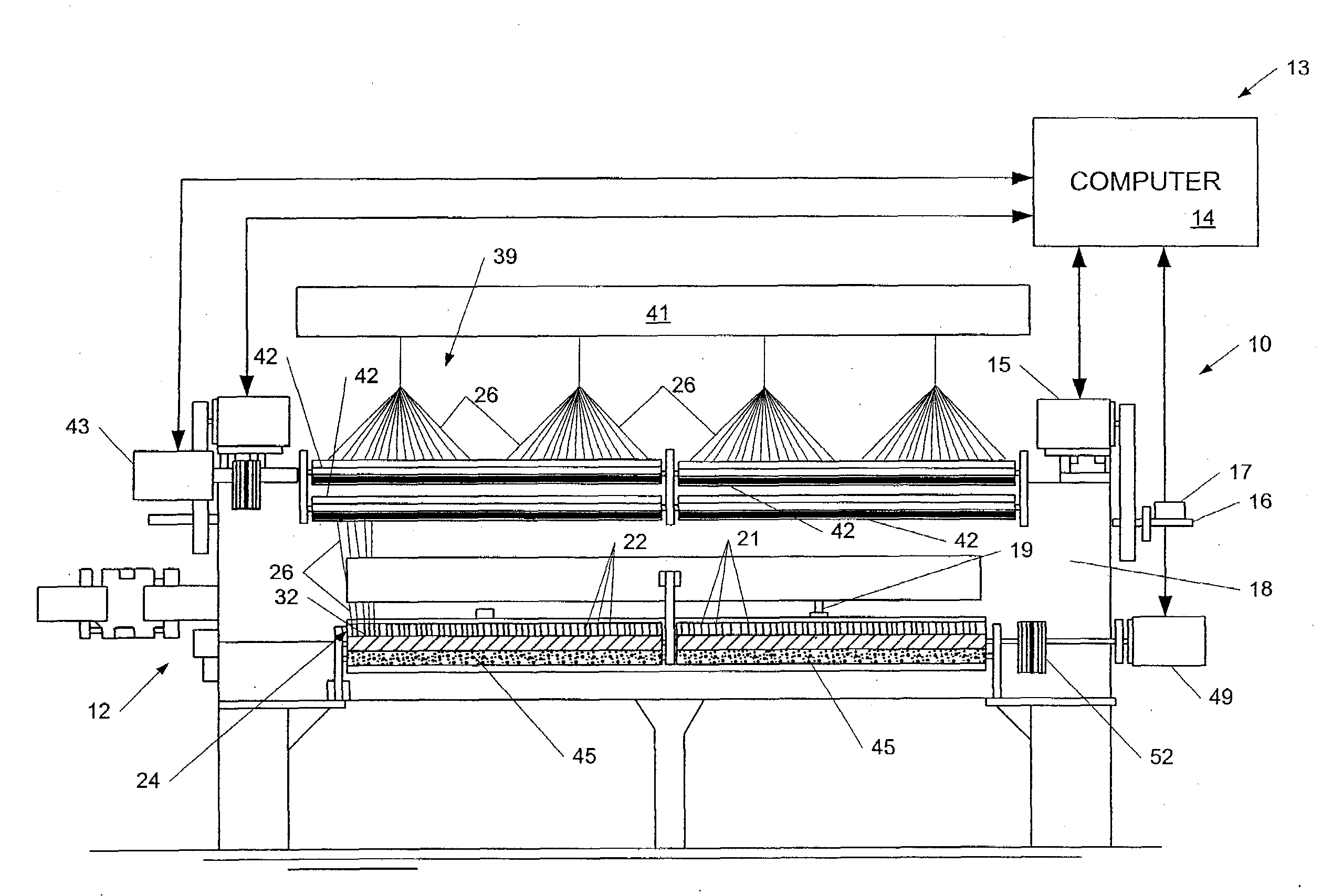 System and method for control of the backing feed for a tufting machine