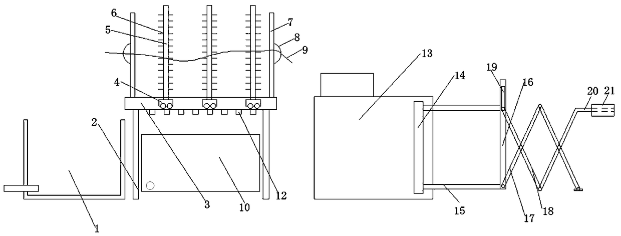 Simple recovery device of plastic bottle