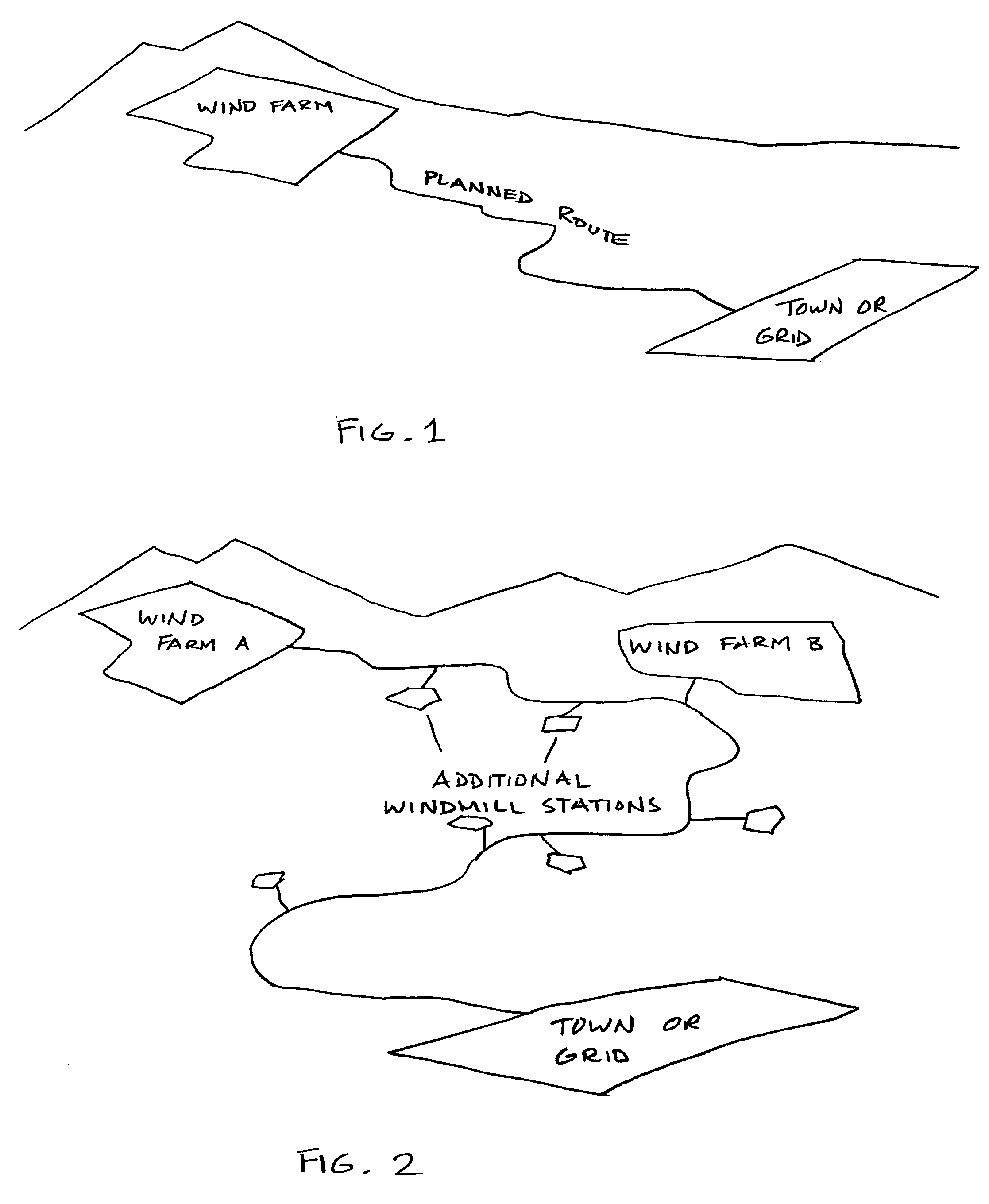 Method of storing and transporting wind generated energy using a pipeline system