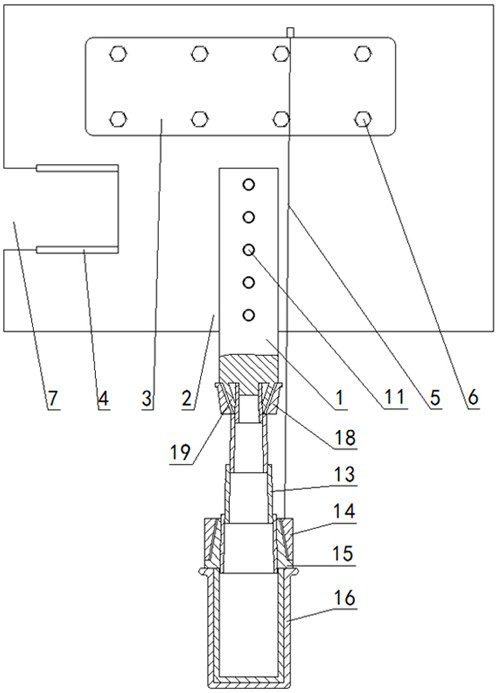 Insulation isolation baffle plate of pole-mounted drop-out fuse