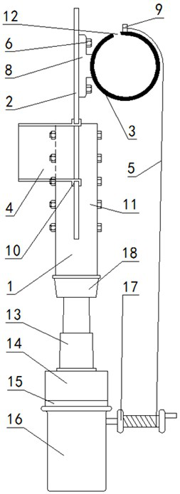 Insulation isolation baffle plate of pole-mounted drop-out fuse