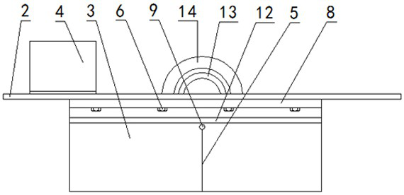 Insulation isolation baffle plate of pole-mounted drop-out fuse