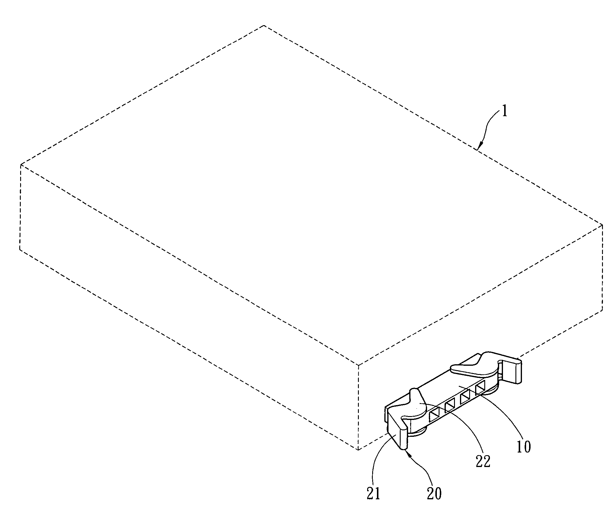 Socket with force applying member