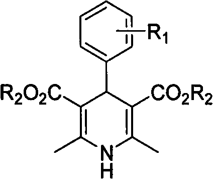 Water phase clean synthesis method of 1,4-dihydropyridine compounds