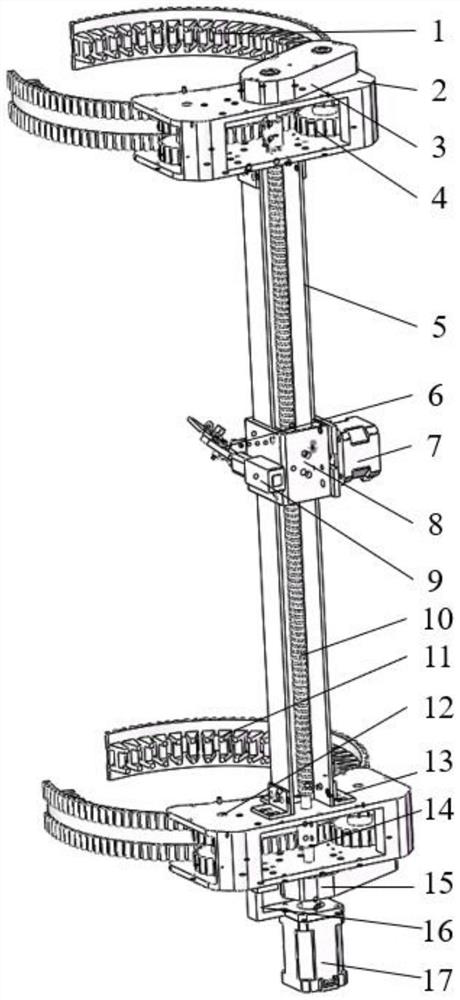 Natural rubber intelligent binding type tree-sticking profiling automatic rubber tapping machine and use method