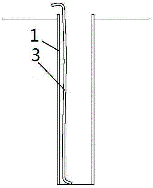 Construction method for pipe-following drilling micro pile of slewing drilling machine