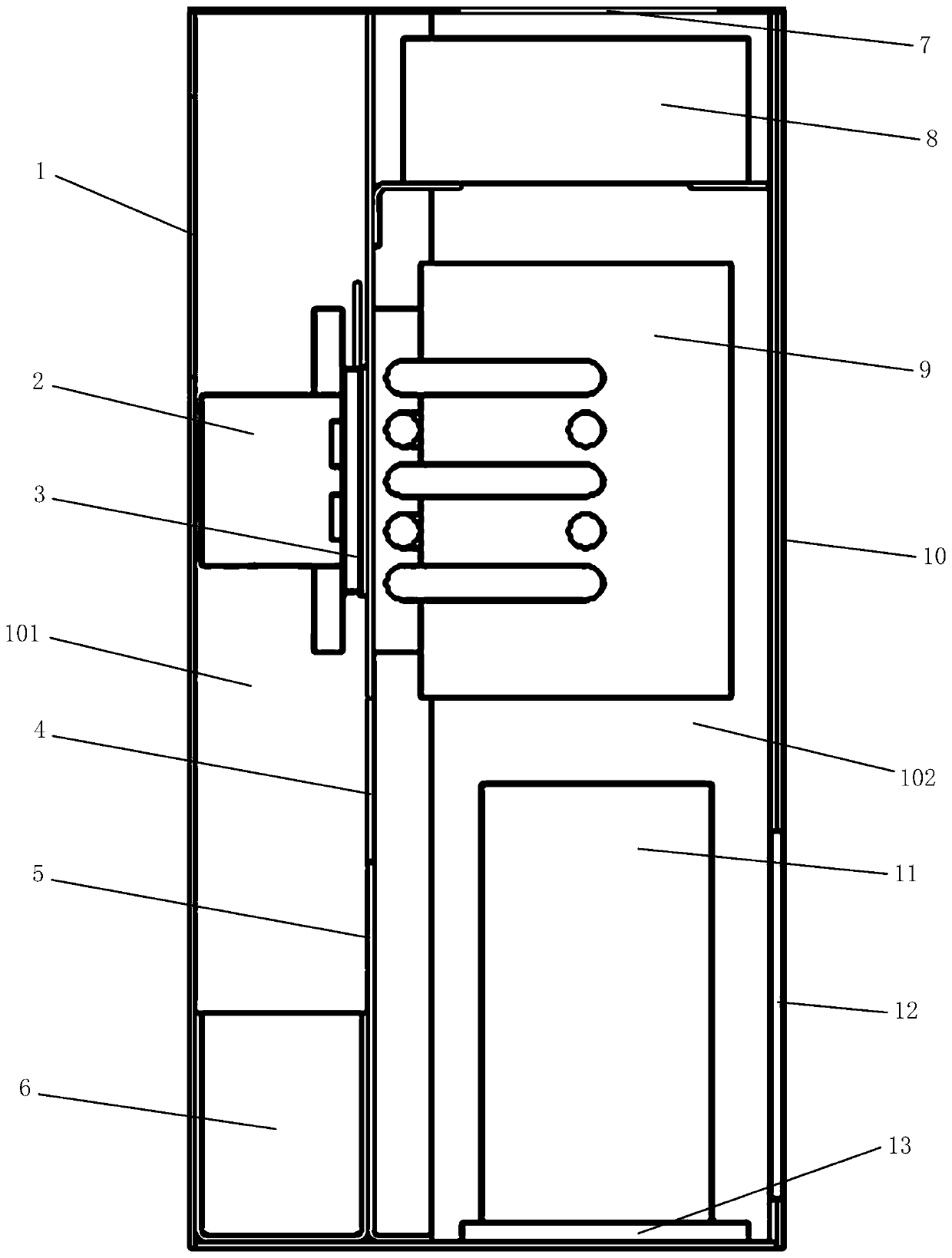 A semiconductor dehumidifier