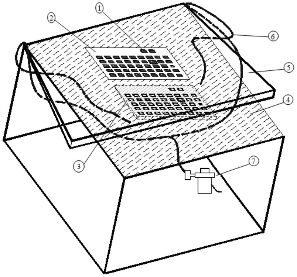 Connector panel connecter installation zone shielding tool and method