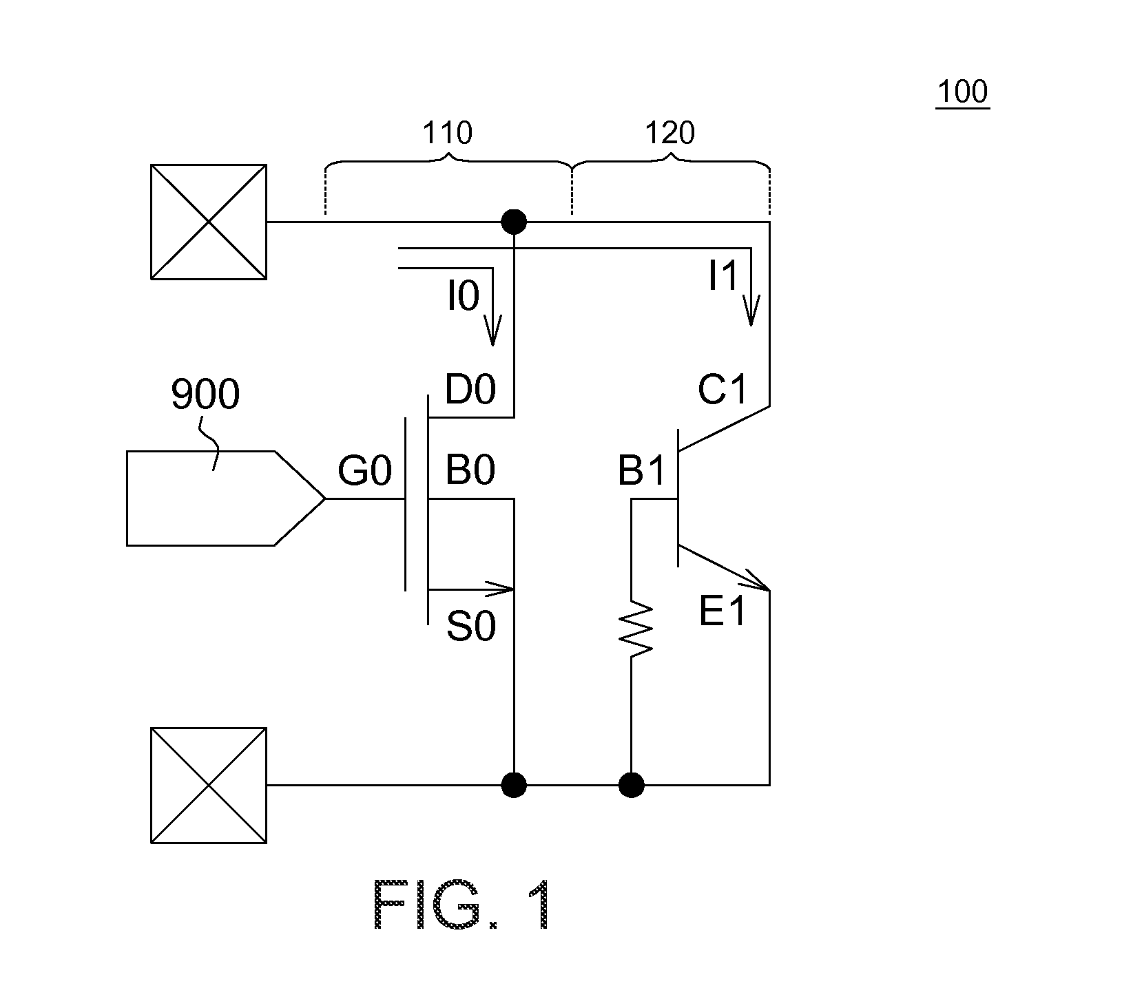 High voltage semiconductor element and operating method thereof