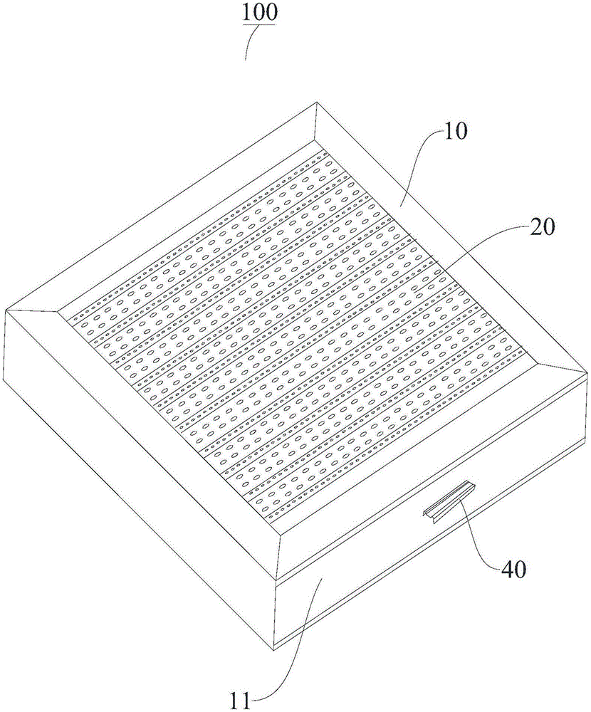 Flat-plate type metal mesh filter for weaving air conditioner