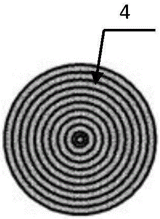 Spiral spring production method based on continuous fibers