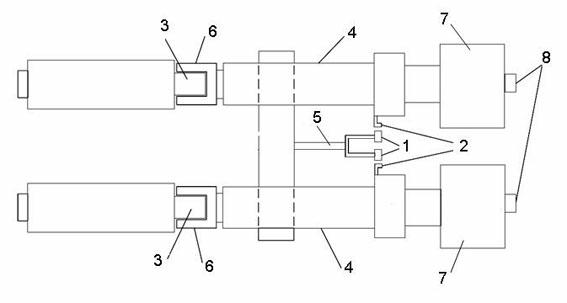 Method for automatically positioning main shaft during roller exchange of finishing mill