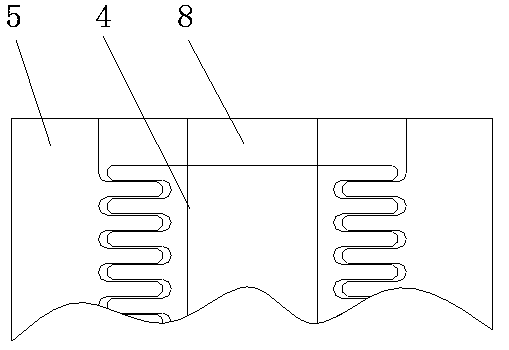 Cutting device for shredder