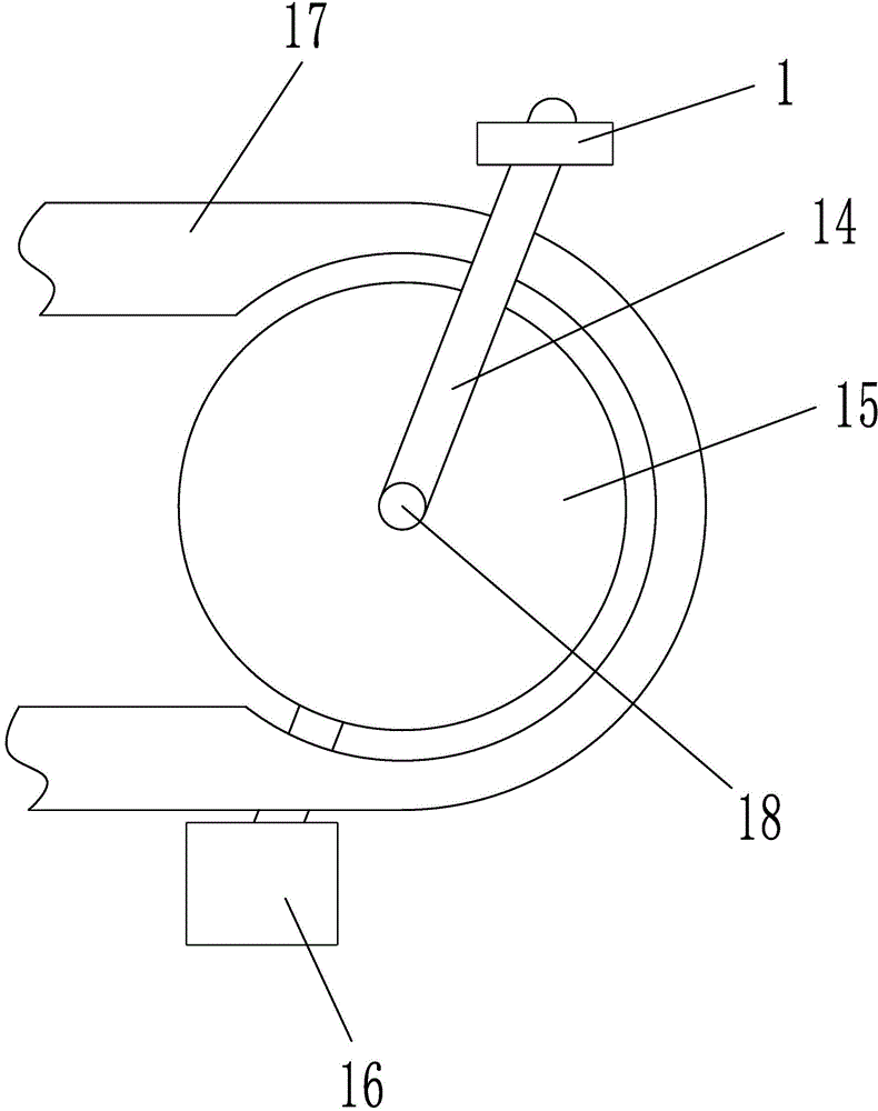 Pedal mechanism for bike of disabled person