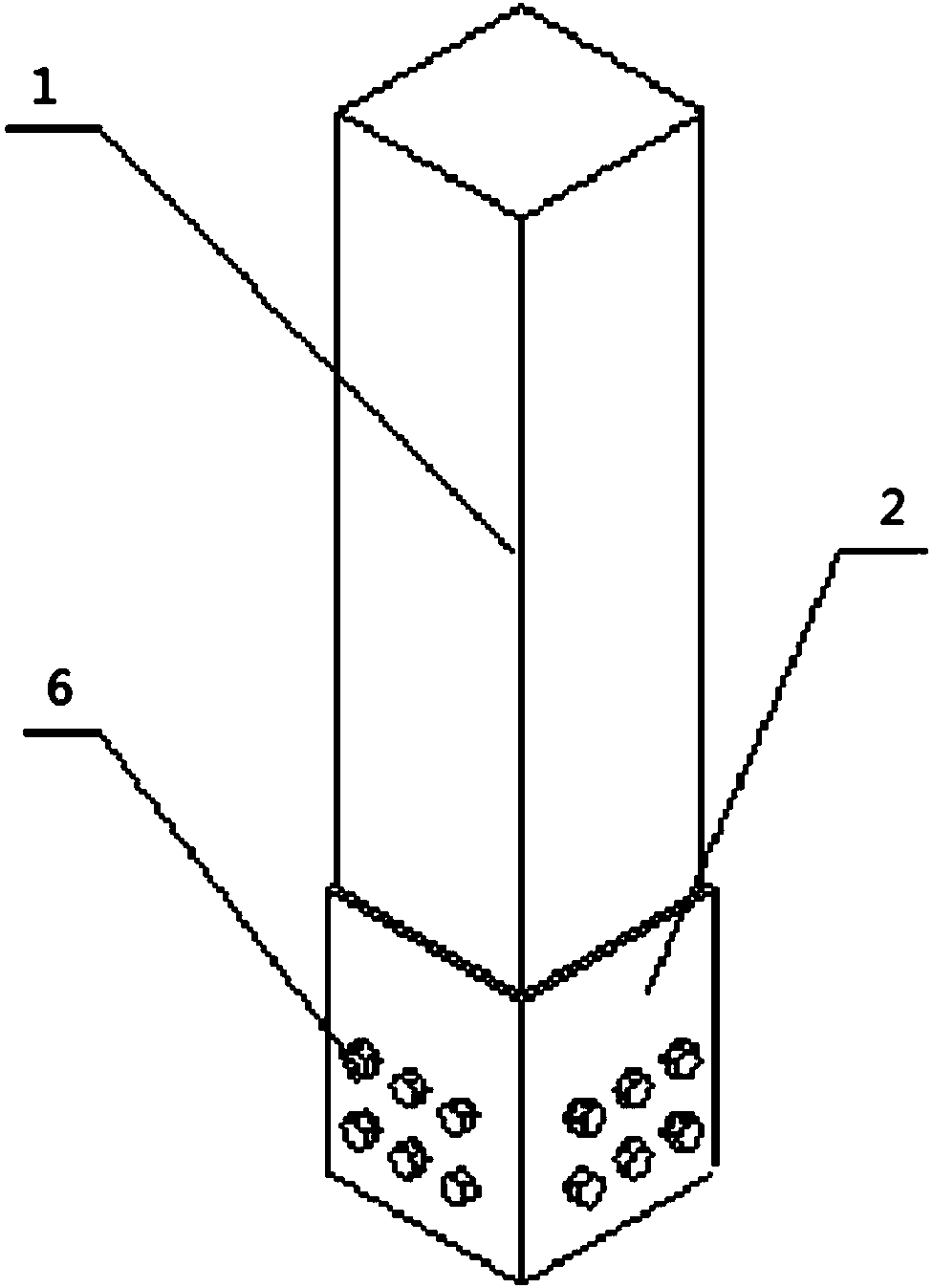 Prefabricated steel sleeve connecting joint of assembly-type concrete frame