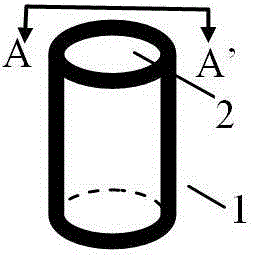 Method for measuring surface tension coefficient of liquid through discharging liquid by hollow cylinder