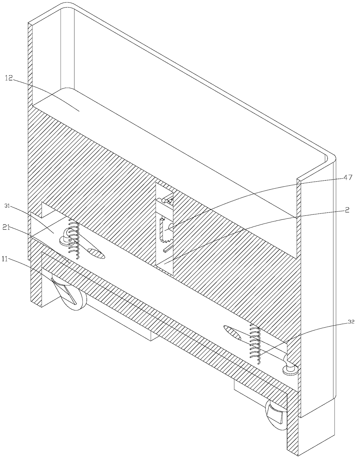 Movable planting box for garden engineering