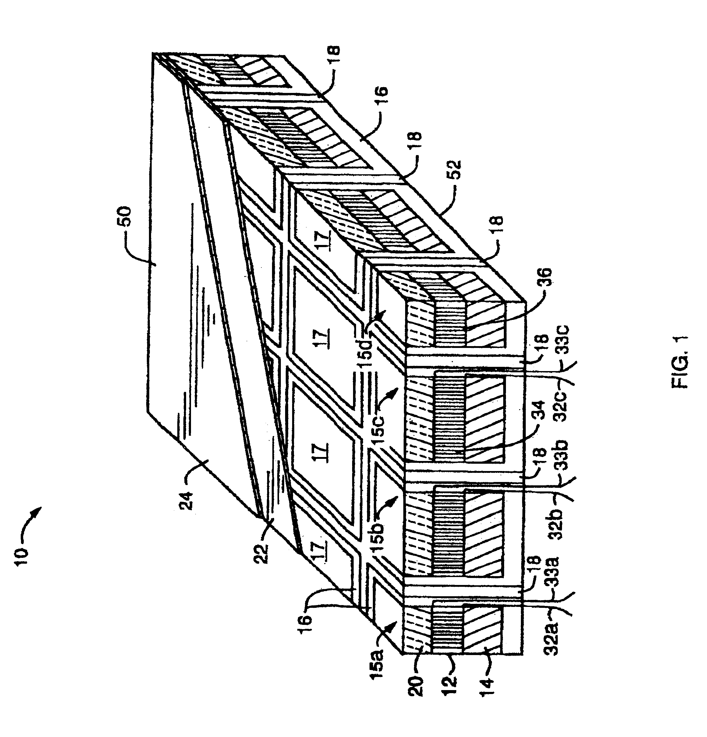 Impact-reinforced piezocomposite transducer array