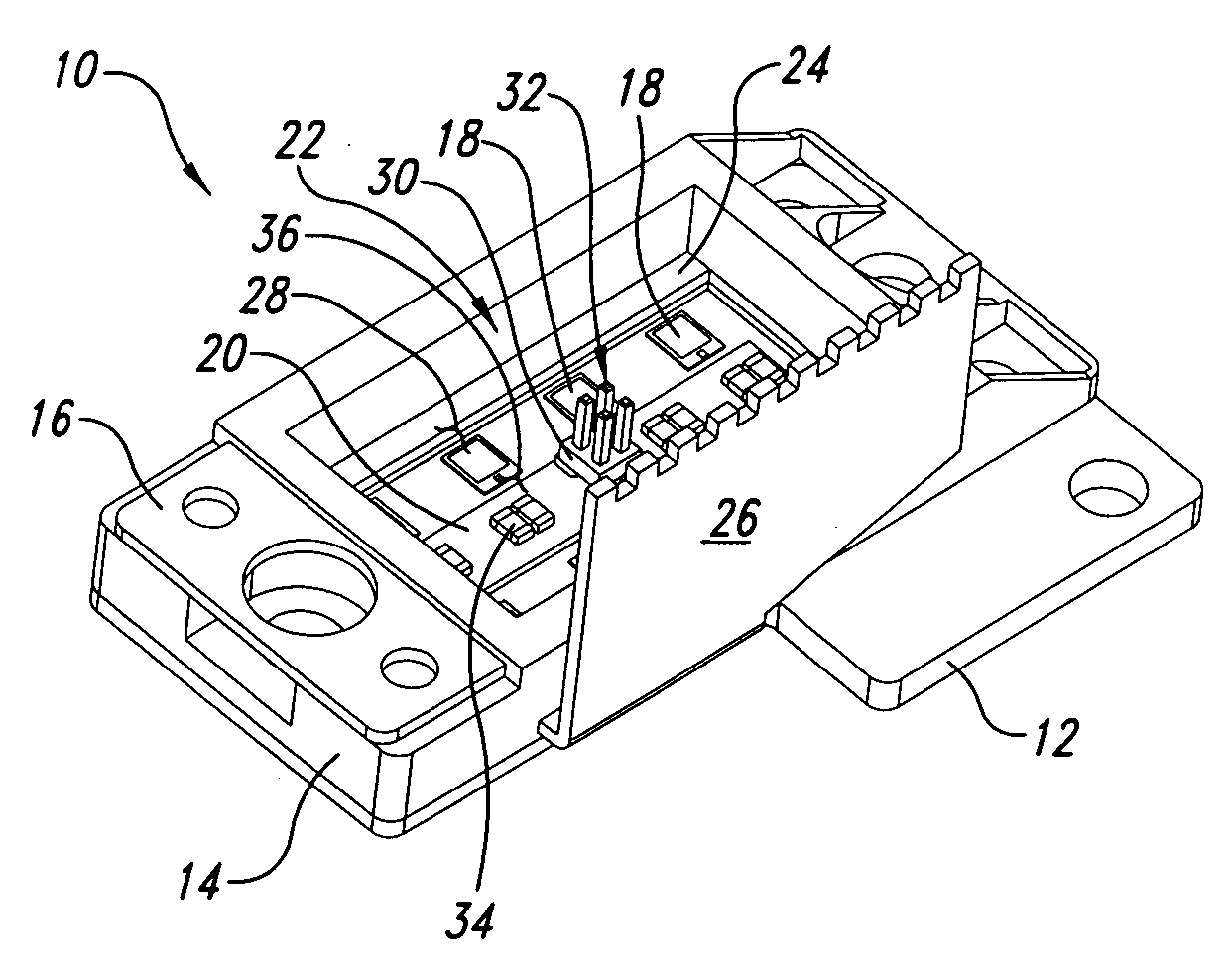 Architecture for power modules such as power inverters