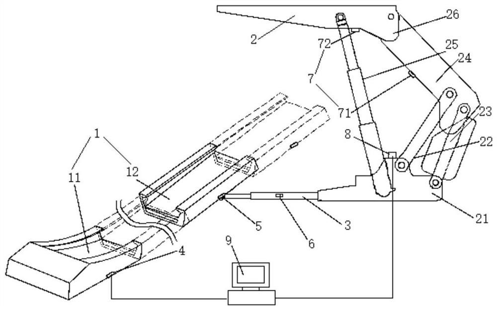 Working face hydraulic support multi-dimensional positioning system and method