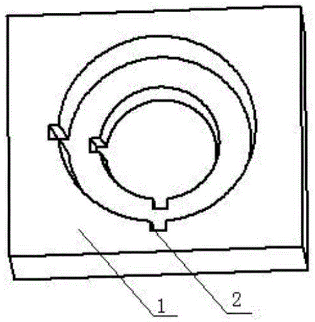 A method for locating circular sand cores