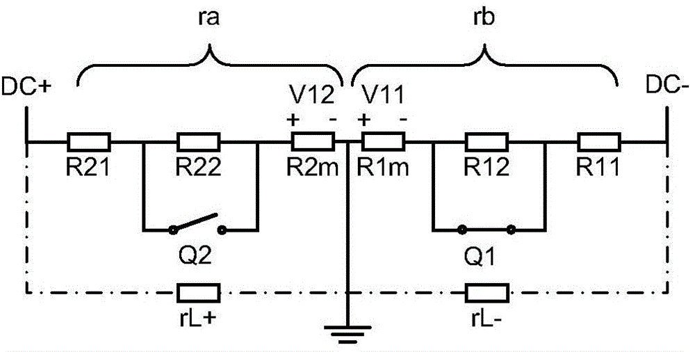 Direct current insulation monitoring method and device