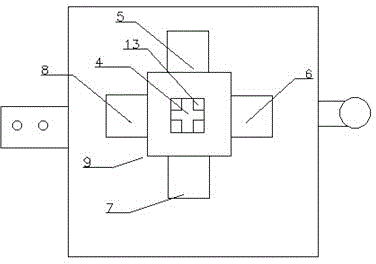 Automatic straightener of inductance coil lead pins