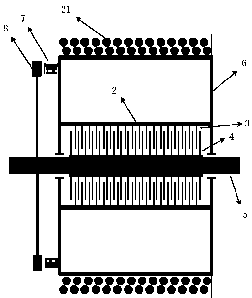 External moving cable rotating system and application method thereof