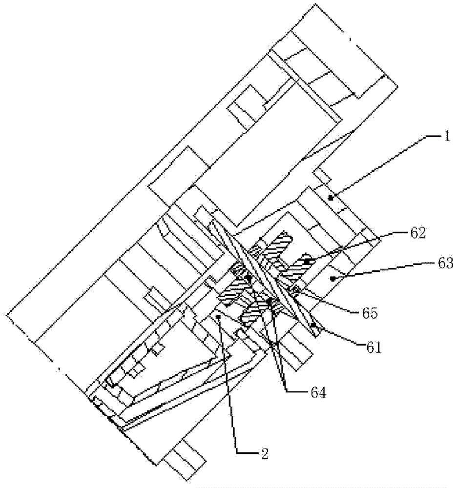 Support structure for DIG (Display In Gauge) automobile instrument rotational dial