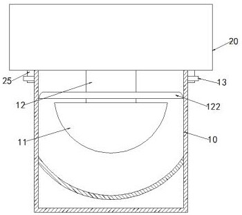 Smashing device for kitchen