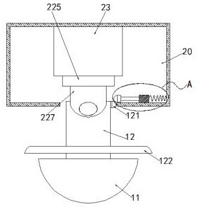 Smashing device for kitchen