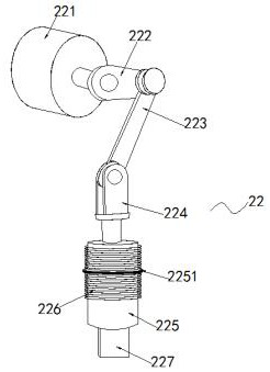 Smashing device for kitchen