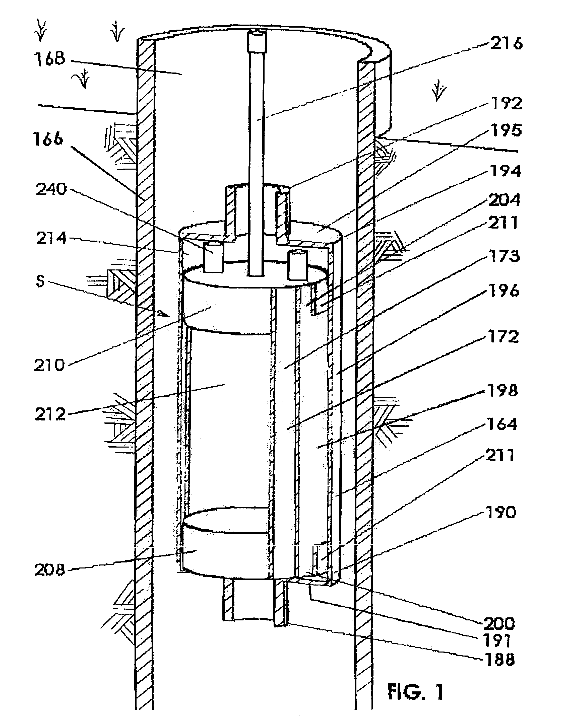 Fluid pressure system including free floating bladder