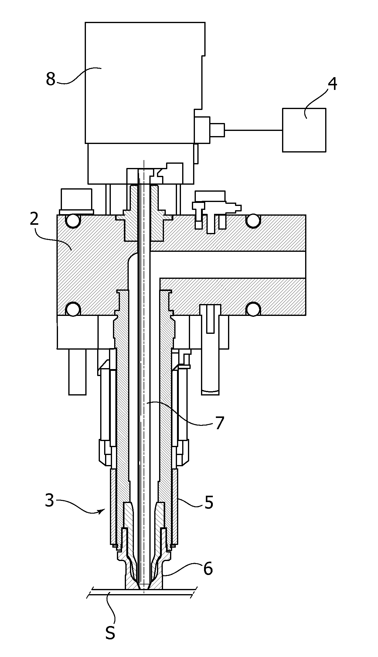 Method and apparatus for injection molding of plastic materials