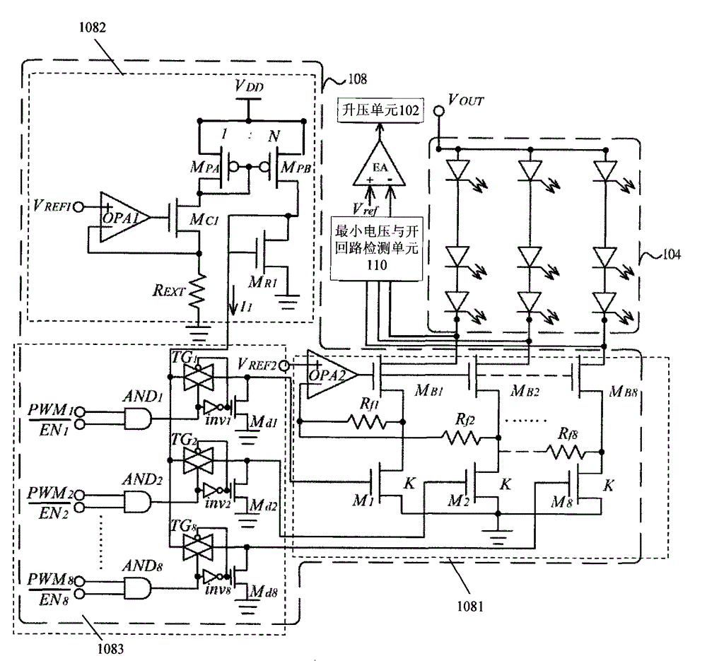 Current balancing circuit and backlight module with same