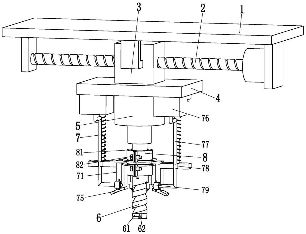 Drilling machine for workpiece milling