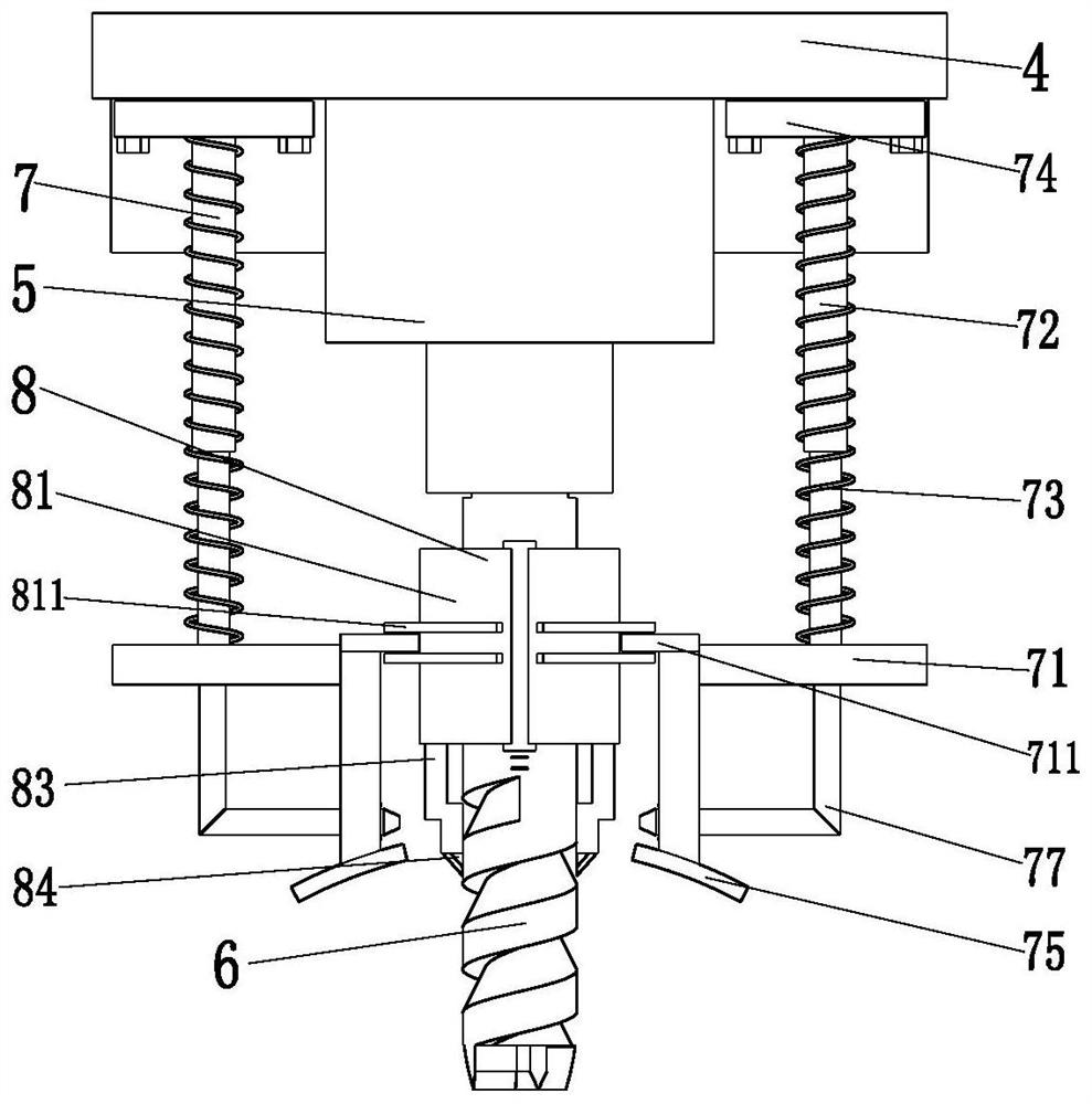 Drilling machine for workpiece milling