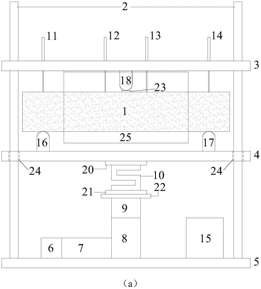 Soil beam bending test device