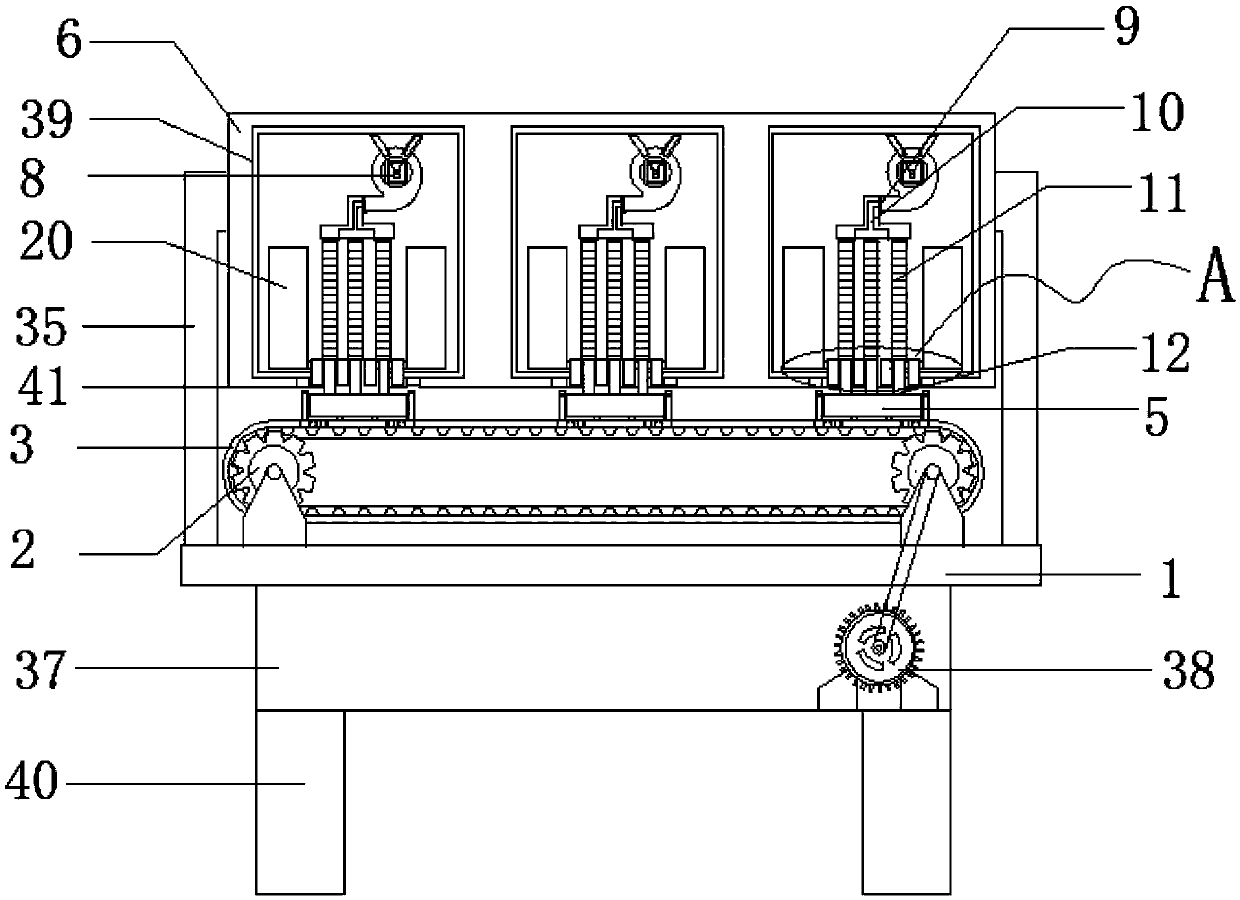 Fully-automatic vacuum packing device for drugs